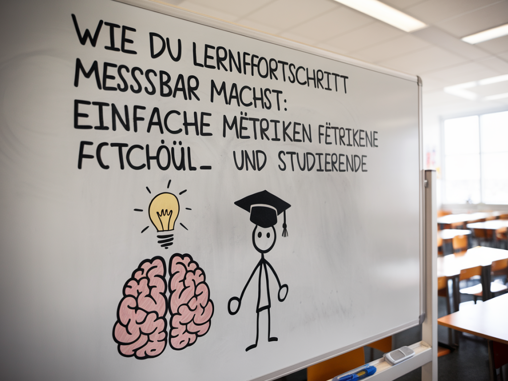 Wie du Lernfortschritt messbar machst: einfache Metriken für Schüler und Studierende