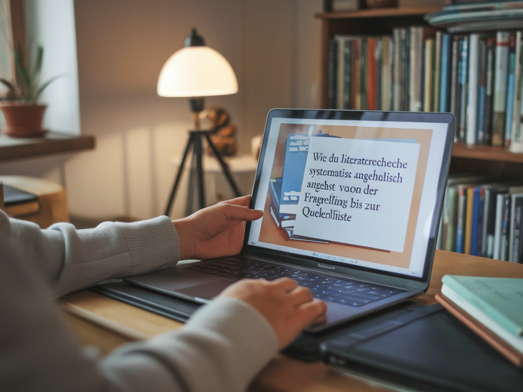 Wie du Literaturrecherche systematisch angehst: von der Fragestellung bis zur Quellenliste