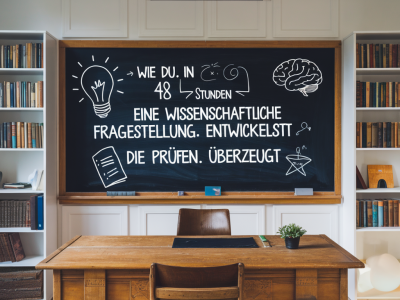 Wie du in 48 stunden eine wissenschaftliche fragestellung entwickelst, die prüfern überzeugt