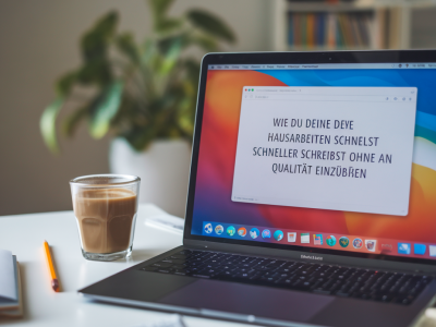 Wie du deine Hausarbeiten schneller schreibst, ohne an Qualität einzubüßen