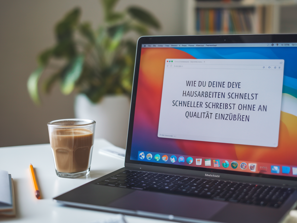 Wie du deine Hausarbeiten schneller schreibst, ohne an Qualität einzubüßen